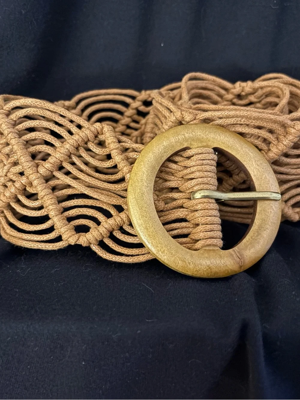 Nordstrom Woven Macramé Belt 46” long